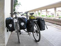 Biciclette alla stazione di Massa